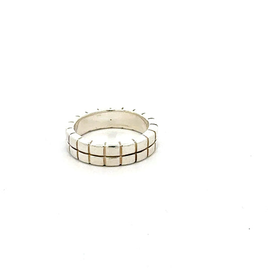 Ring Silber 925 – 8,47 g – Größe 58 Ring Juwelier Alen