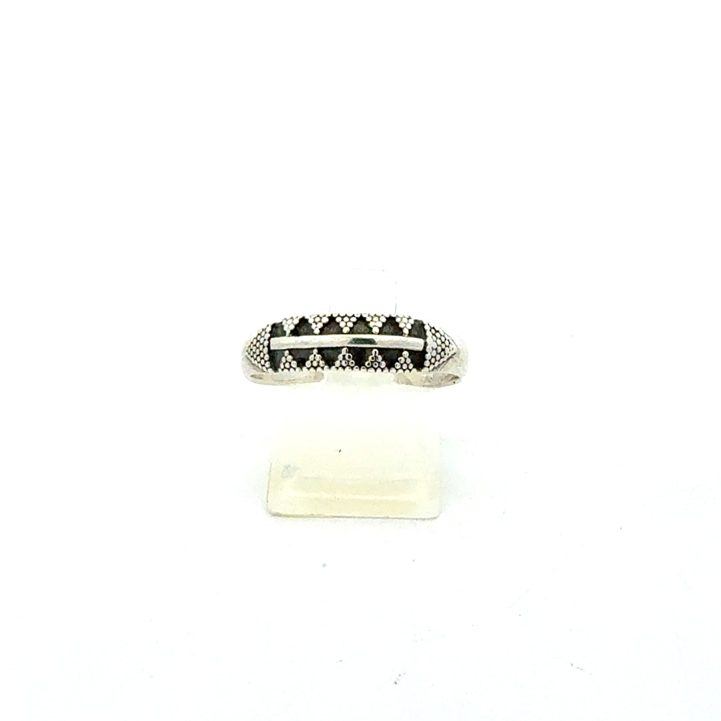Feiner Ring aus 925 Sterling Silber, Größe 59, 1,83 g - Detailansicht
