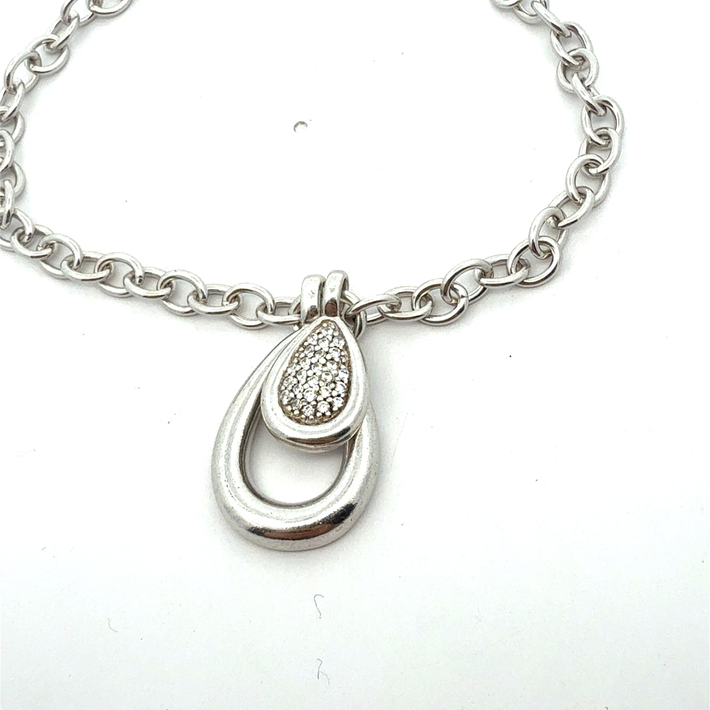 Silberarmband 925 – 11,90 g – 21 cm – Marke Esprit mit Zirkonia Armband Juwelier Alen