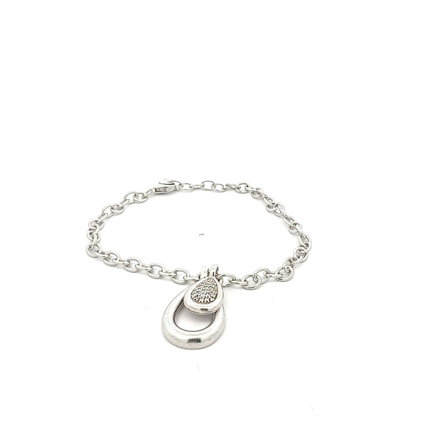 Silberarmband 925 – 11,90 g – 21 cm – Marke Esprit mit Zirkonia Armband Juwelier Alen