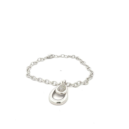 Silberarmband 925 – 11,90 g – 21 cm – Marke Esprit mit Zirkonia Armband Juwelier Alen