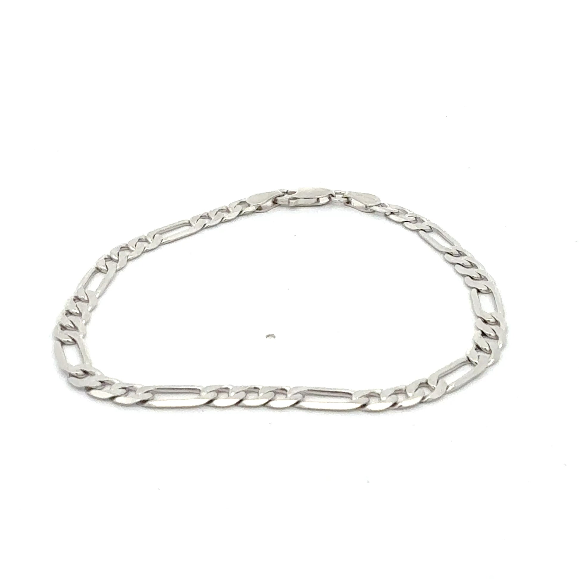 Silberarmband 925 – 5,32 g – 21 cm – Figaro-Design Armband Juwelier Alen