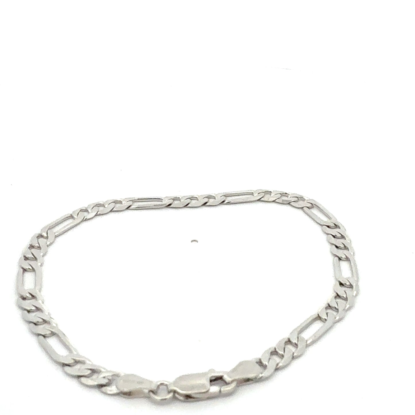 Silberarmband 925 – 5,32 g – 21 cm – Figaro-Design Armband Juwelier Alen