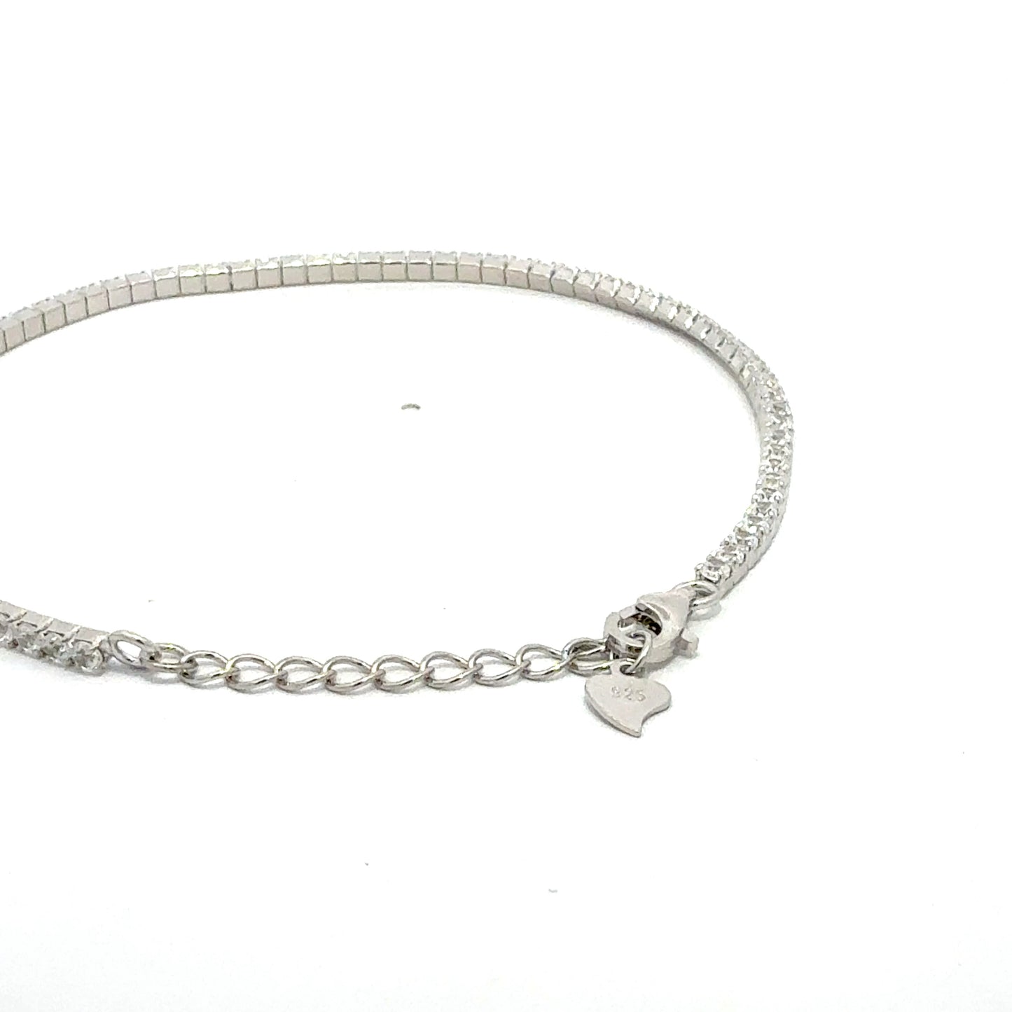 Tennisarmband 2,61 g – Silber 925 – 21 cm – 1,70 mm Armband Juwelier Alen