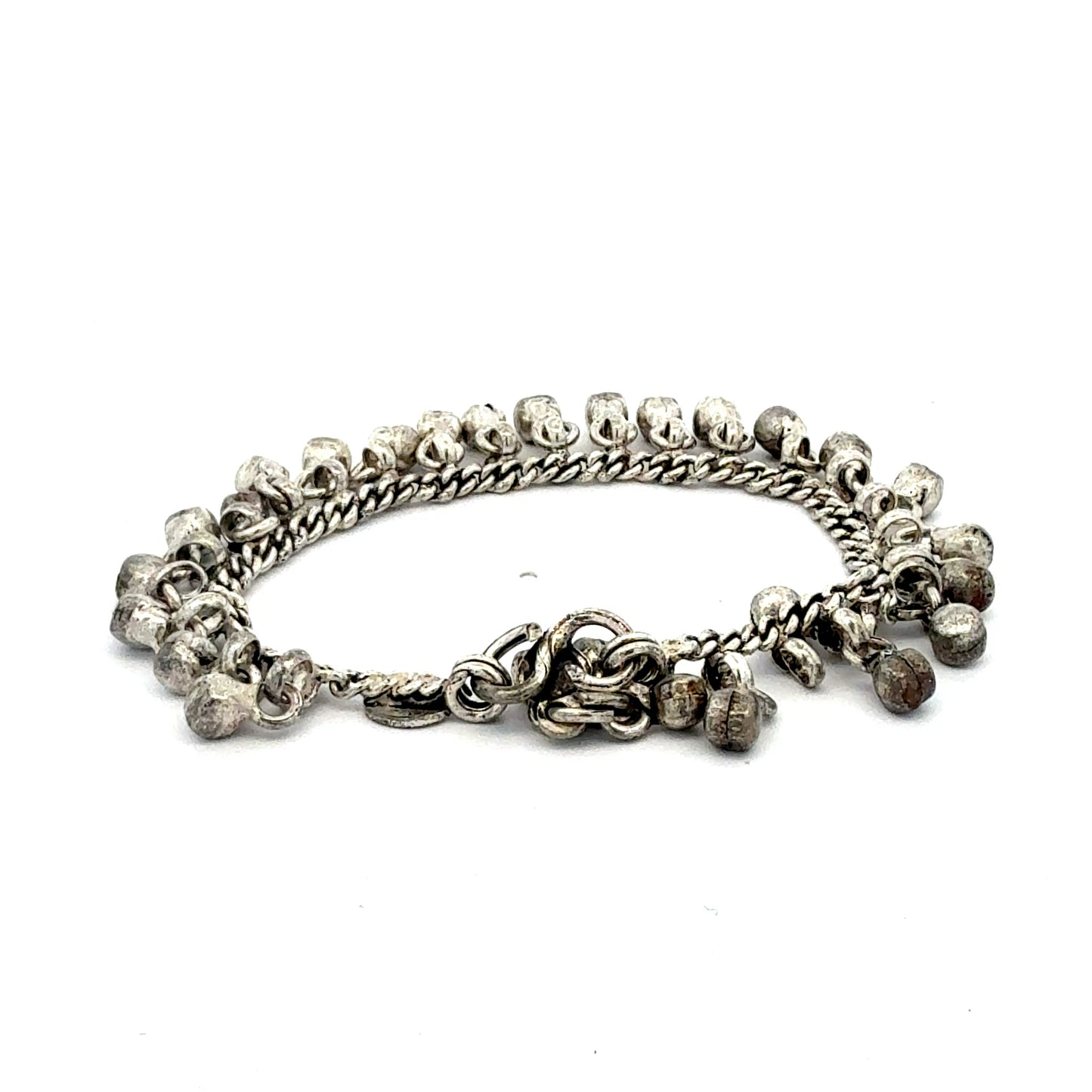 Silberarmband 12,67 g – 16 cm – Kugelarmband mit Glocken Armband Juwelier Alen