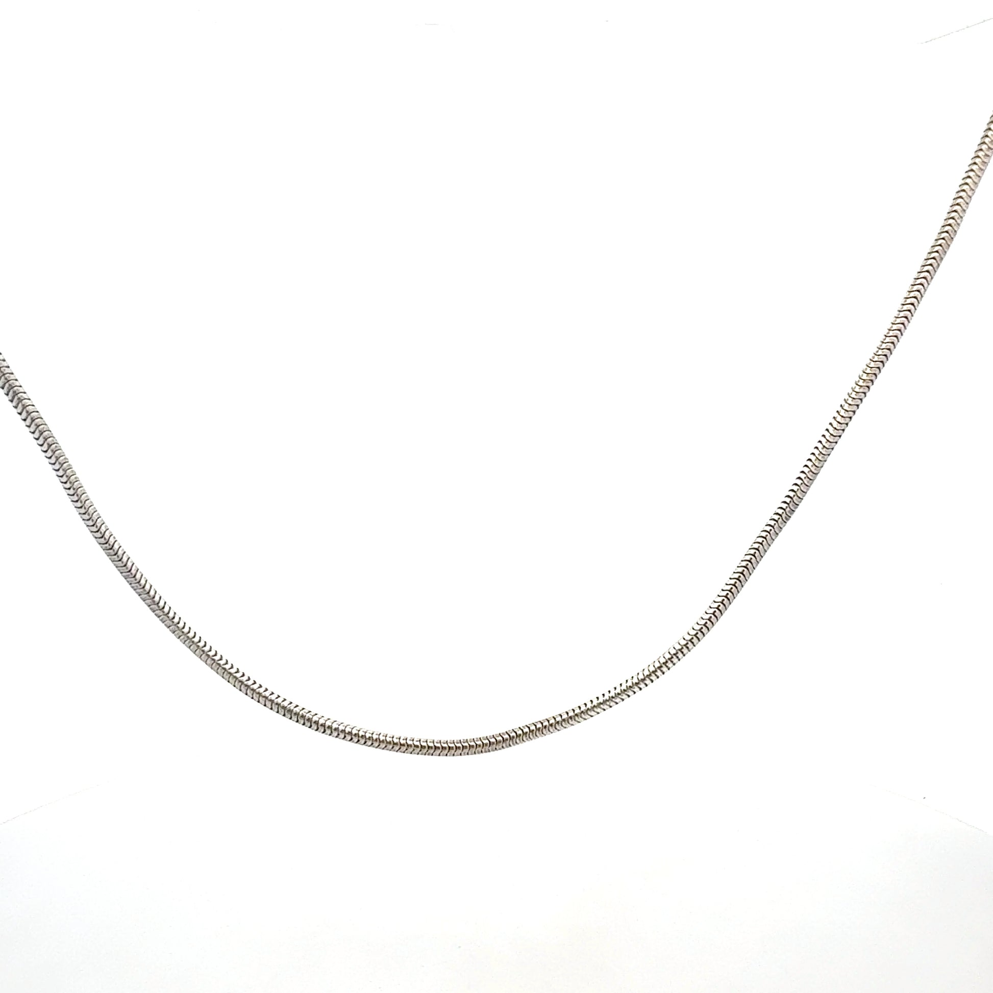 Elegante Silber-Schlangenkette – 925er Silber, 15,60 g, 82 cm Halskette Juwelier Alen