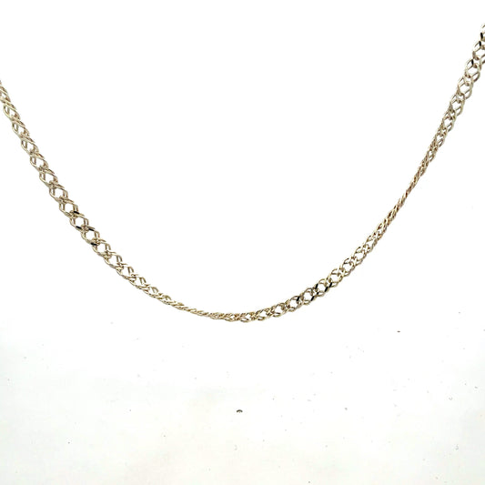 Elegante Silberkette – 925er Silber, 9,43 g, 57 cm Kette Juwelier Alen