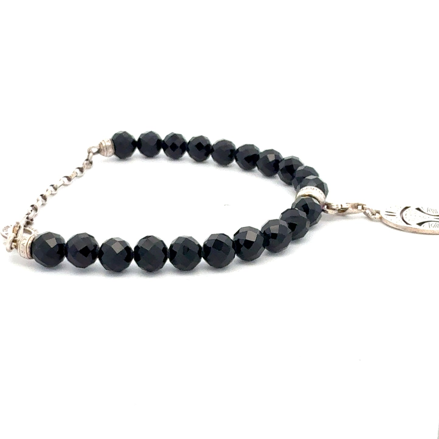 Thomas Sabo Armband – schwarze Perlen mit emailliertem Silber-Charm – 12,76 g Armband Juwelier Alen