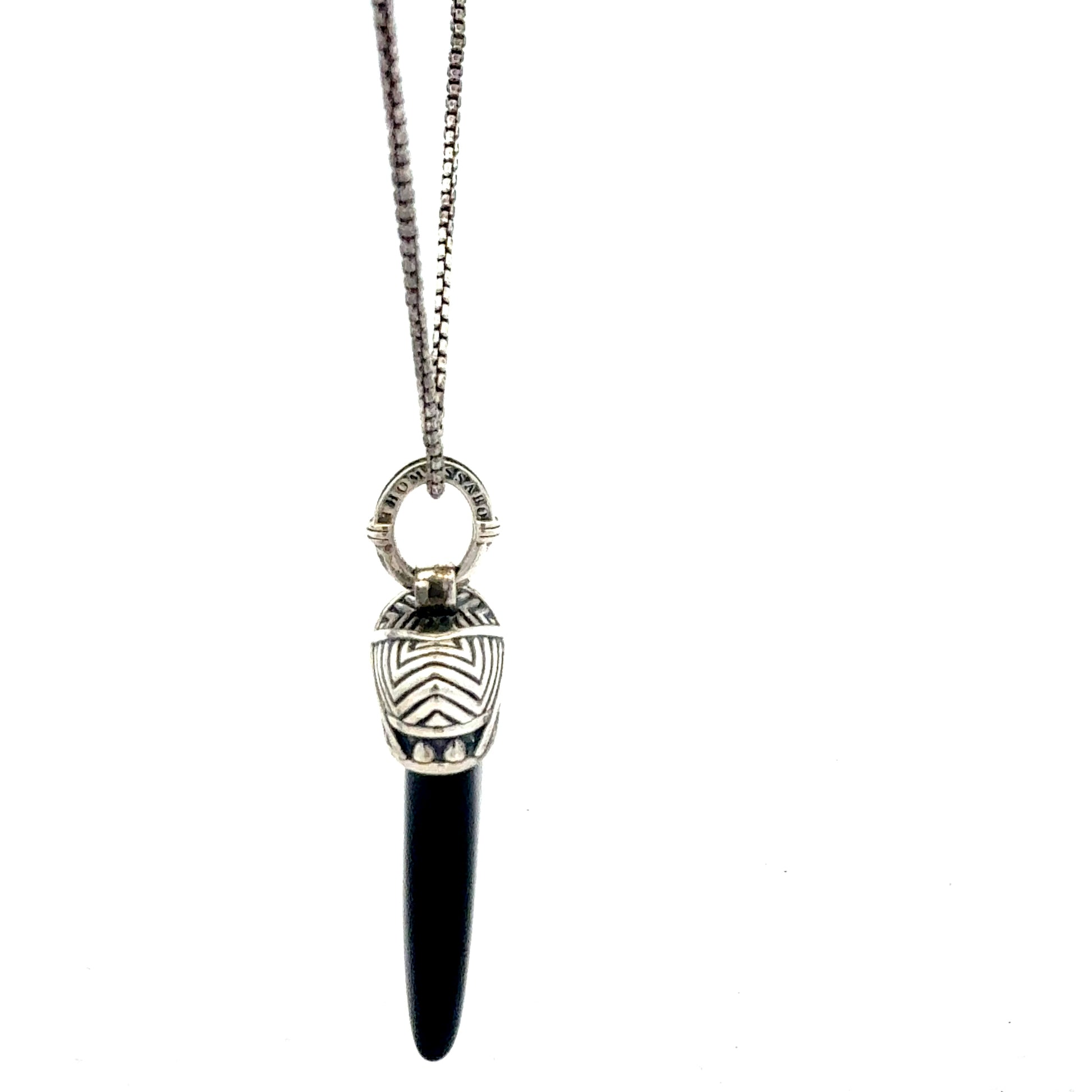 Thomas Sabo Kette mit Onyx-Hai-Anhänger – Silber 925, 60 cm, 12,92 g Juwelier Alen