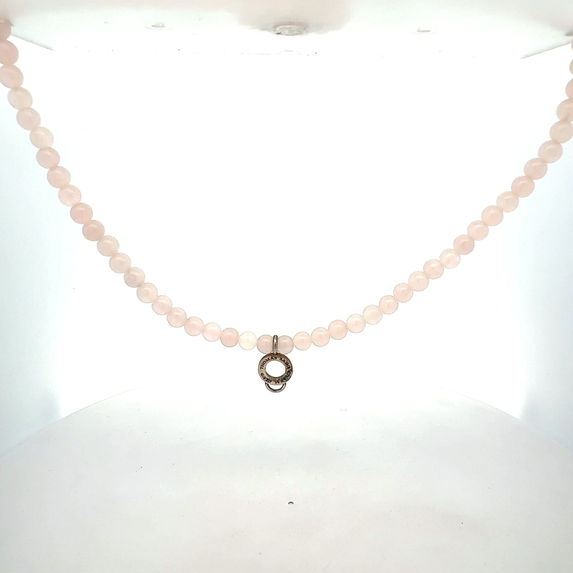 Elegante Perlenkette von Thomas Sabo – mit pinken Steinen 925er Silber Halskette Juwelier Alen