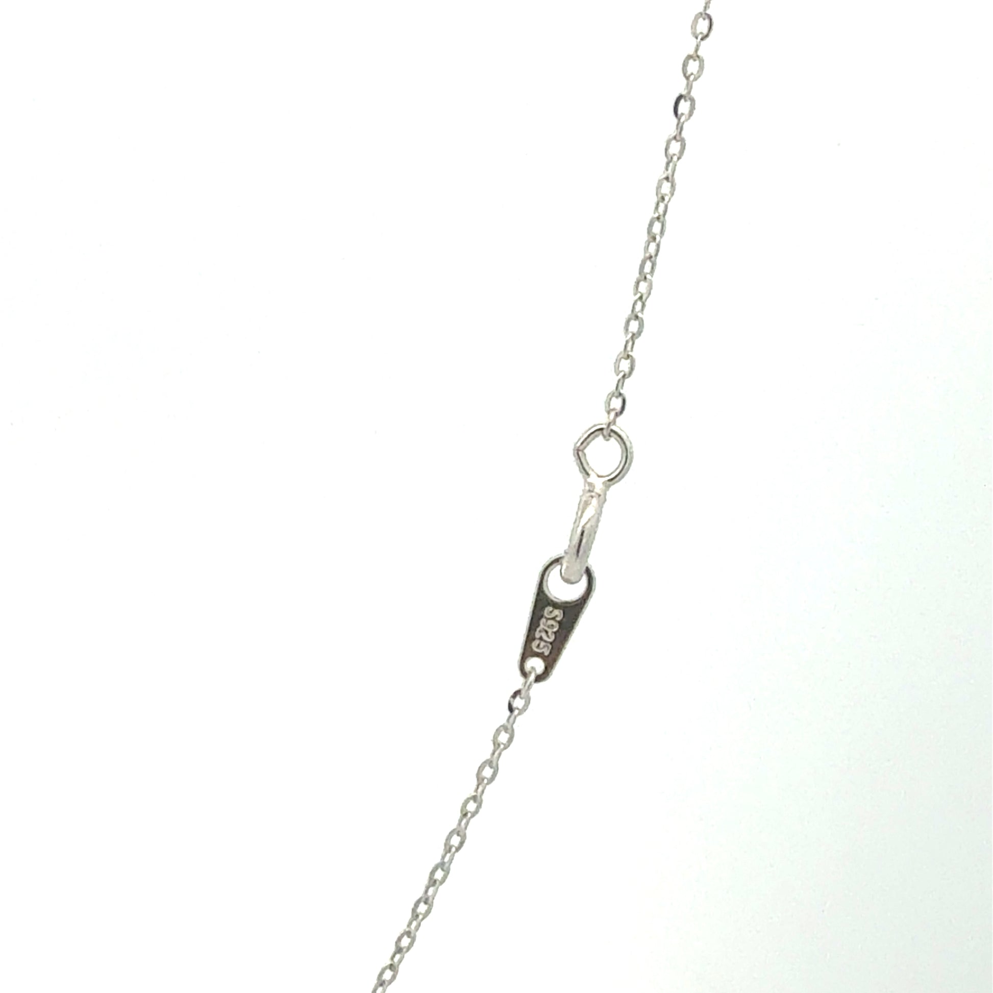 Silberkette 2,07 g – 925 – 46 cm – Zwei Kreuzanhänger Halskette Juwelier Alen