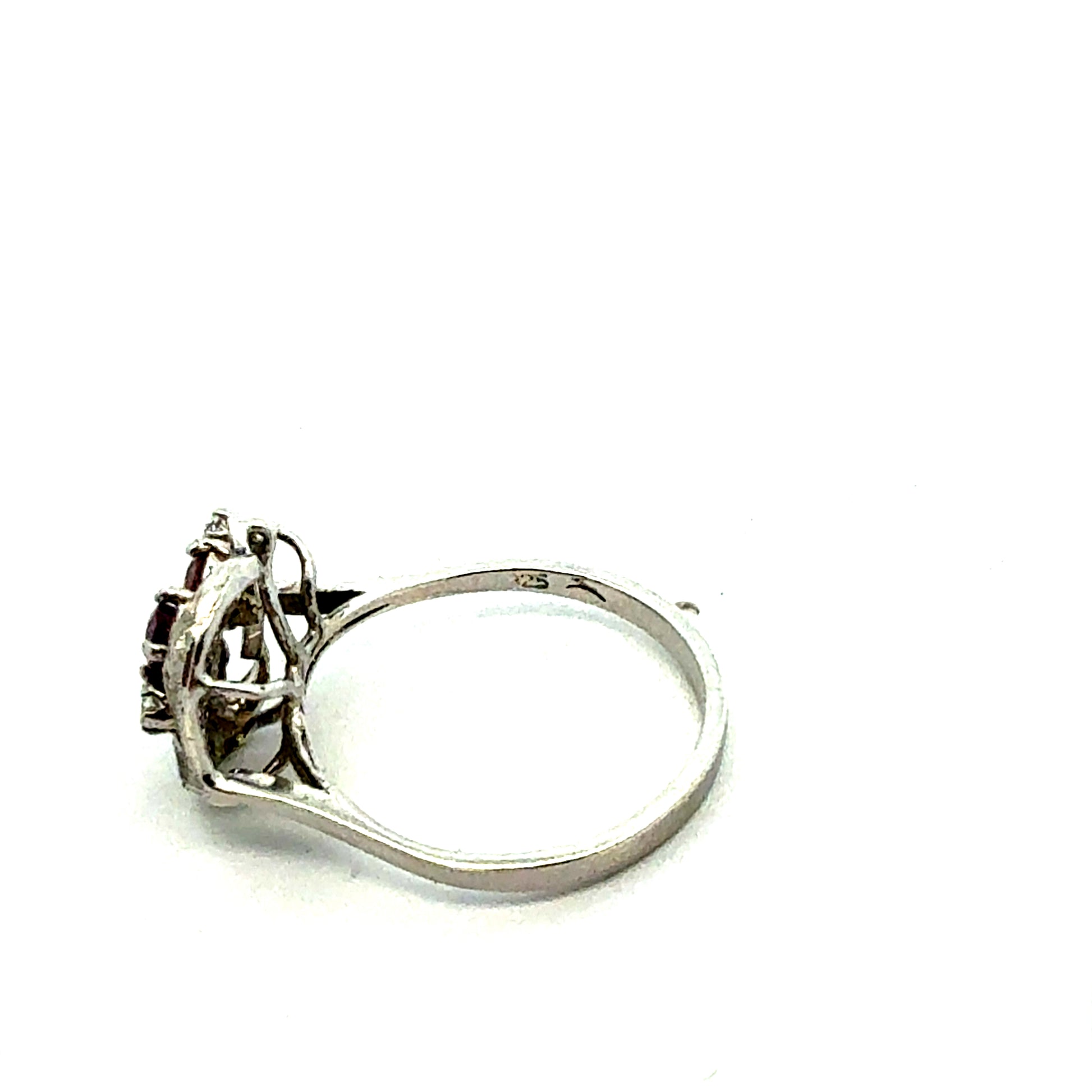 Ring 2,18 g – Silber 925 – Ringgröße 53 – Zirkonia und synthetische Steine Ring Juwelier Alen