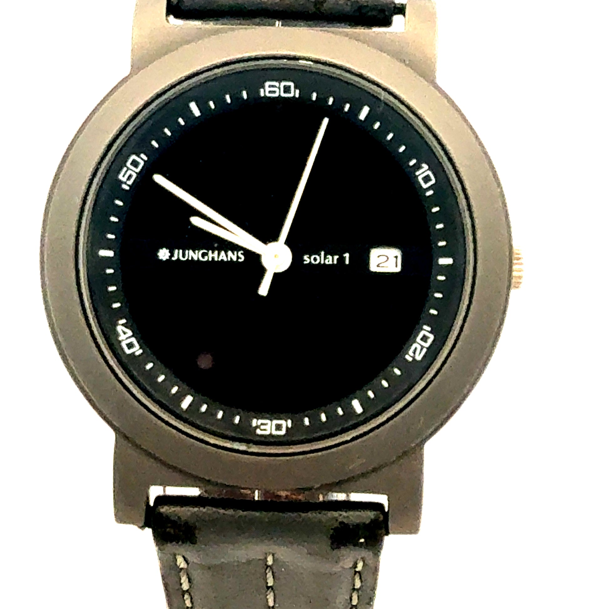 Junghans Solar 1 – Titan – Originalband – umweltfreundlich – hohe Gangreserve Uhr Juwelier Alen