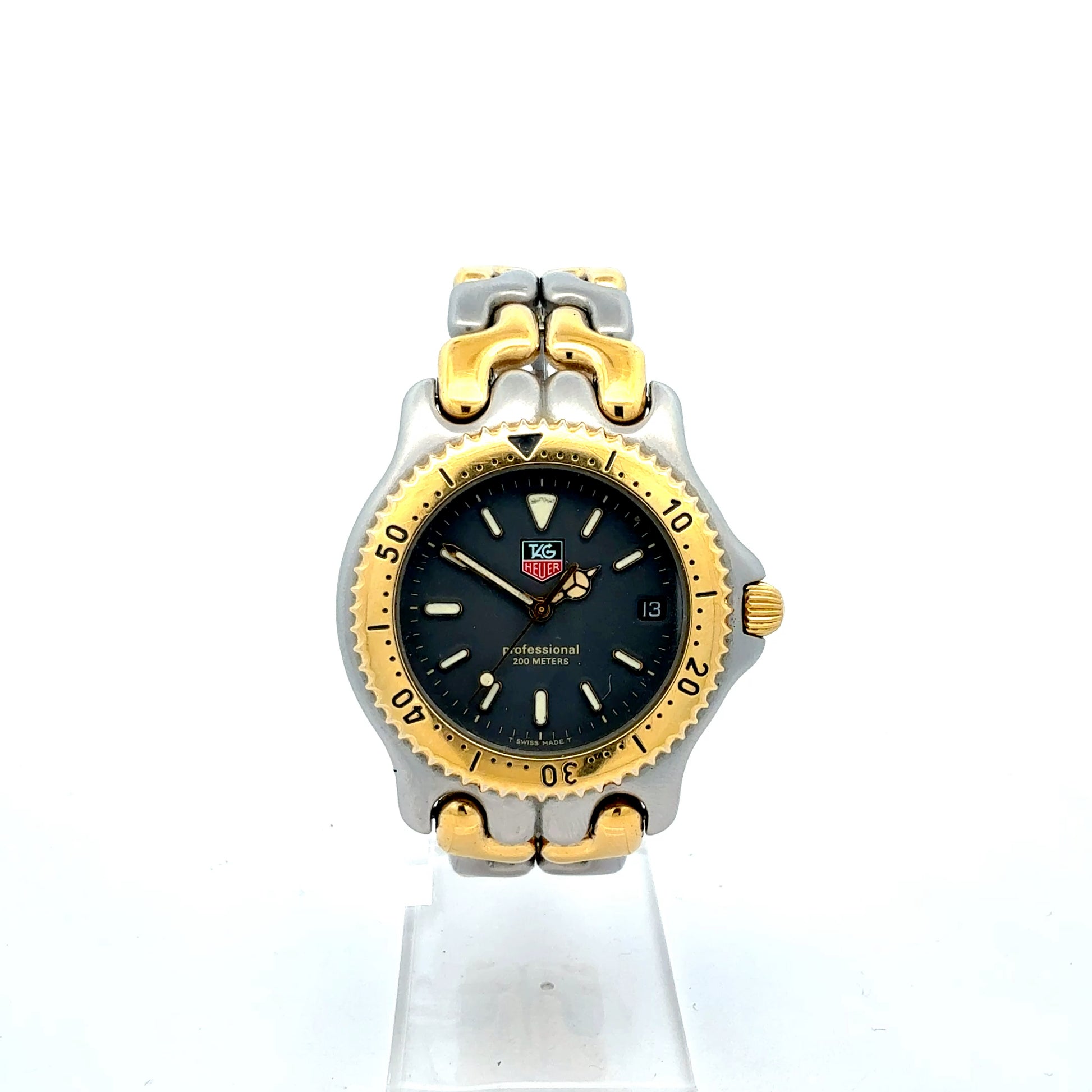 TAG Heuer Professional 200M – Ref. S95.206 – Edelstahl & Vergoldet Uhr Juwelier Alen