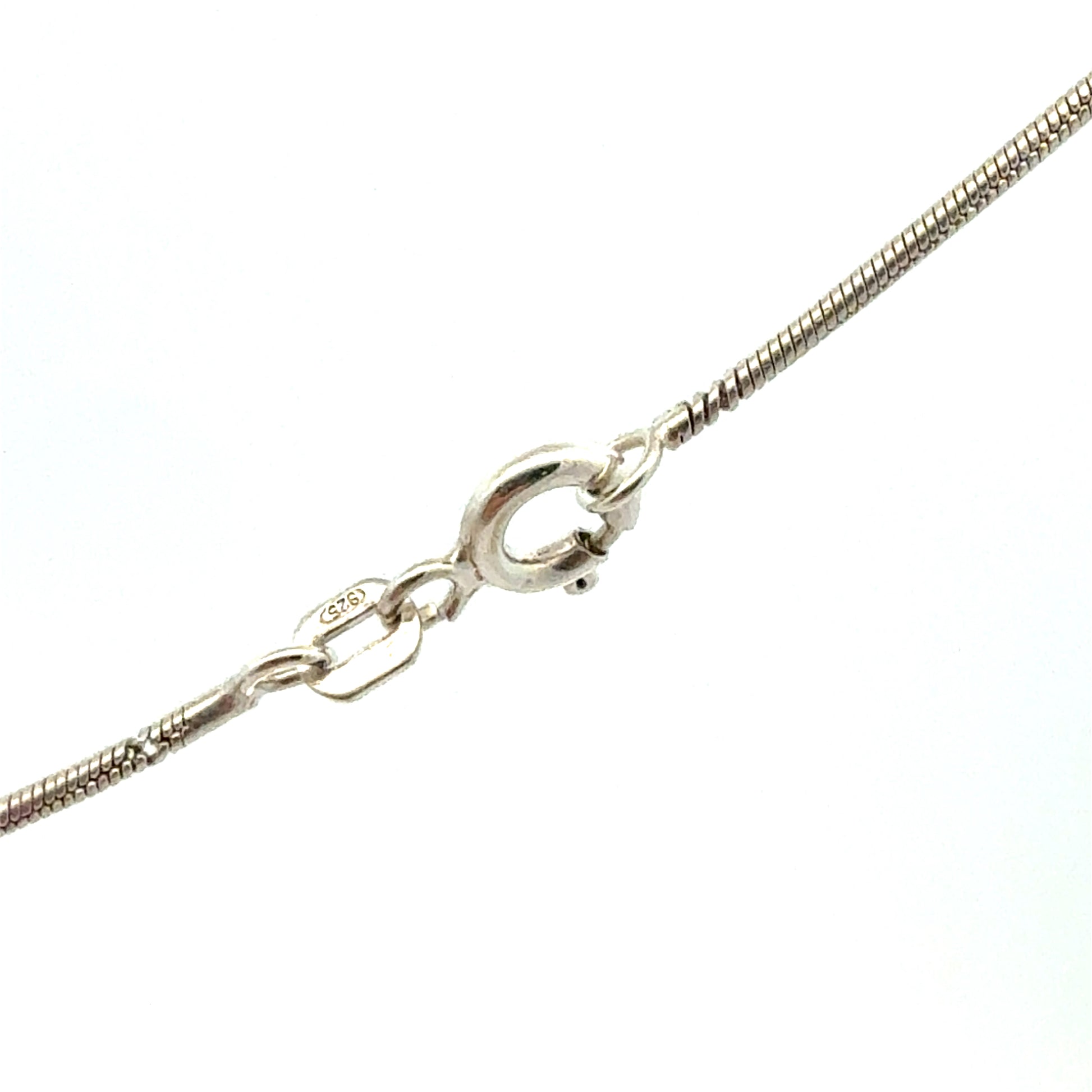 Silberkette 925 – Schlangenkette – Baby-Kette mit Nazar-Auge Anhänger Halskette Juwelier Alen