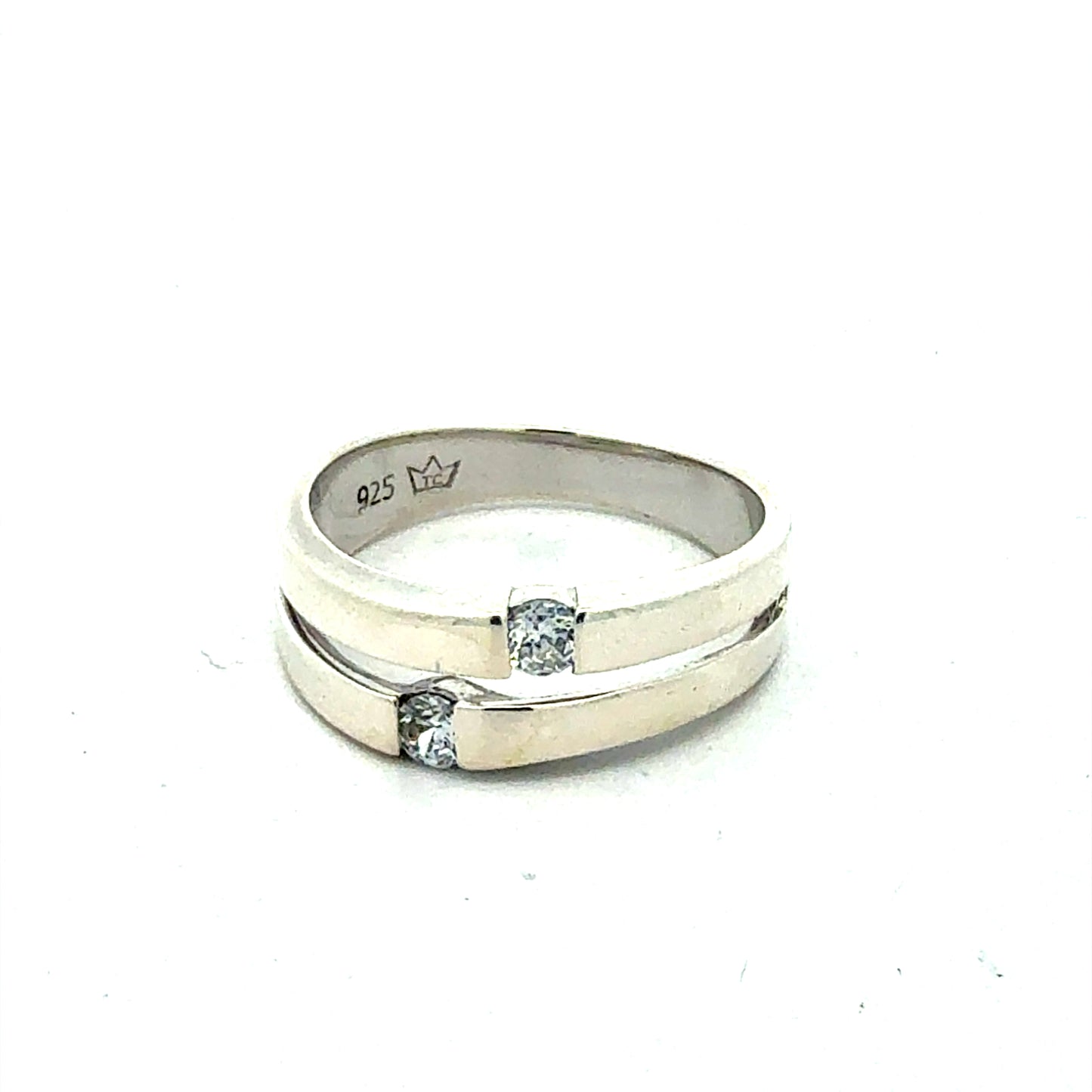 Ring Silber 925 – Zirkonia – Größe 57 Juwelier Alen