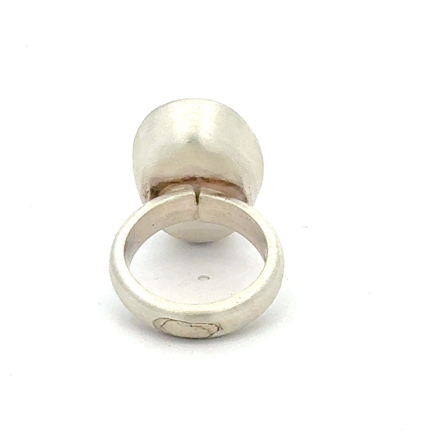 Silberring 925 Größe 52 mit rotem Stein, 10,45 g, von Juwelier Alen, elegant und zeitlos im Design.