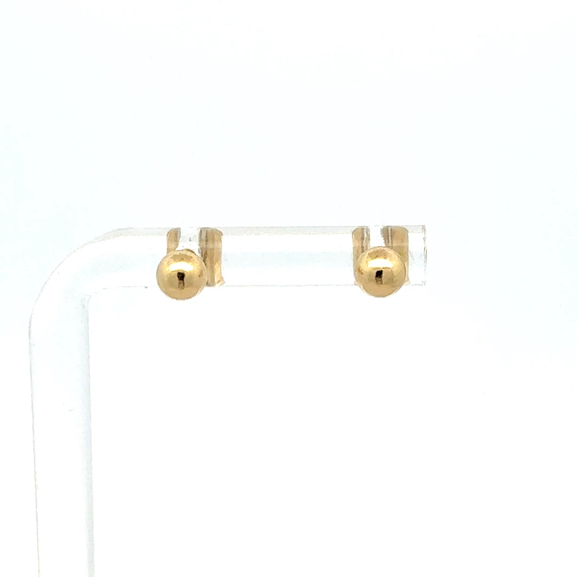 Ohrringe 585 / 14 Karat Gelbgold – Stecker – 0,81 g Ohrringe Juwelier Alen