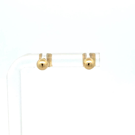 Ohrringe 585 / 14 Karat Gelbgold – Stecker – 0,81 g Ohrringe Juwelier Alen