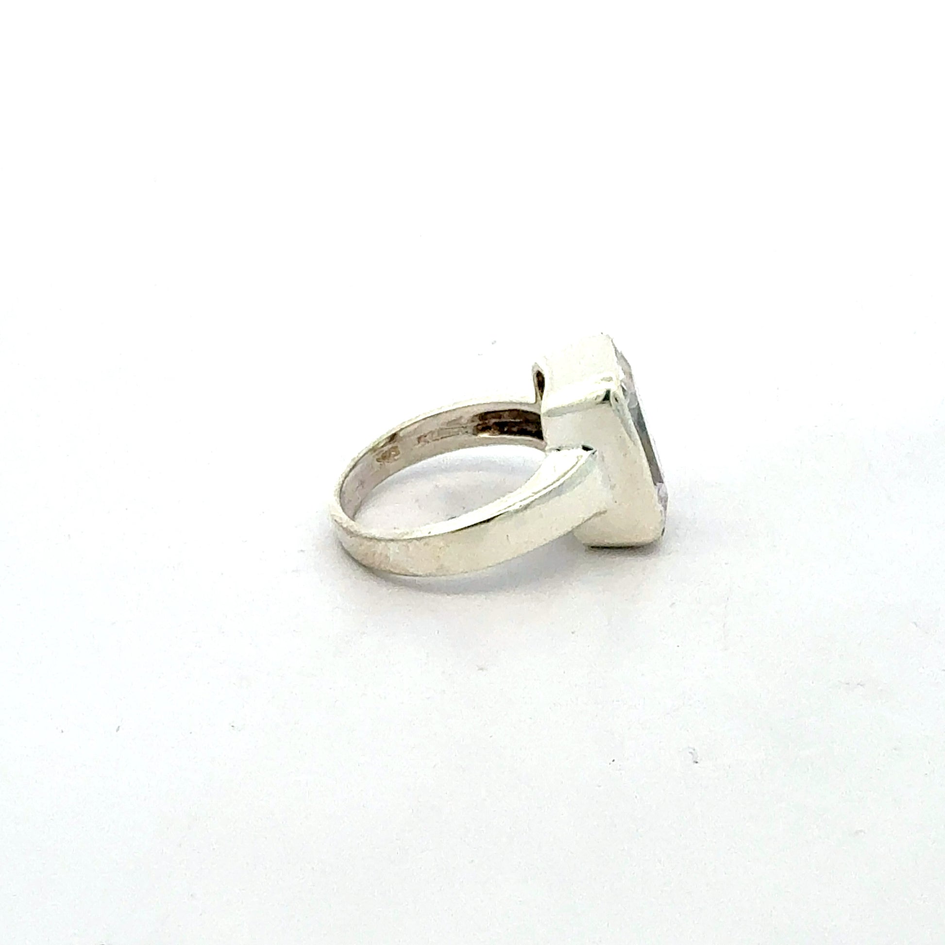 Silberring 925 – Größe 54 – 8,04 g – Zirkonia Ring Juwelier Alen