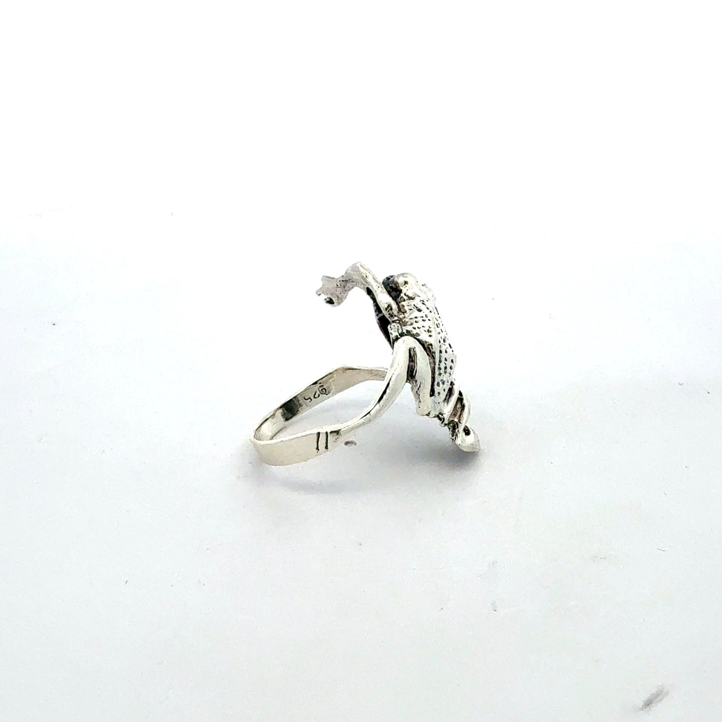 Silberring 925 – Größe 61 – 5,77 g – Schildkröten-Motiv Ring Juwelier Alen