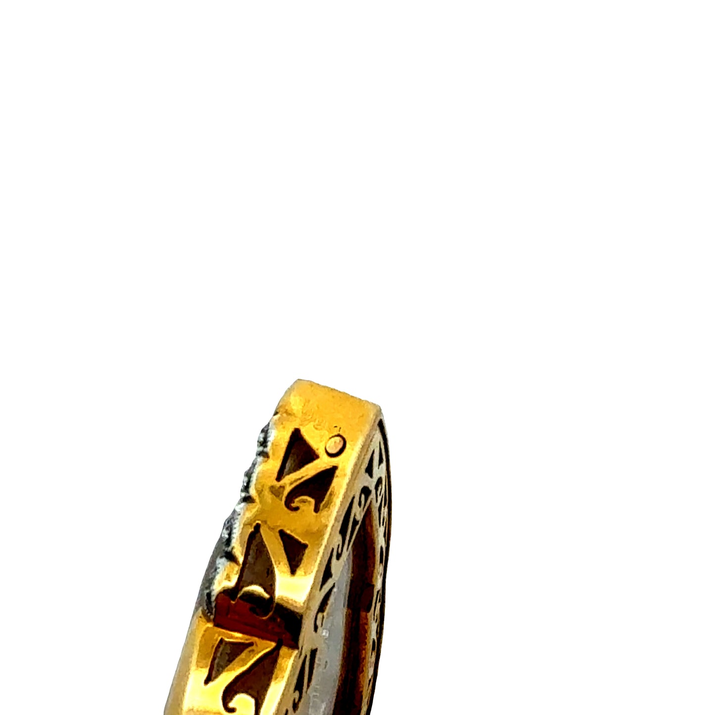 Bicolor Anhänger mit Brillanten – Thailand Stil