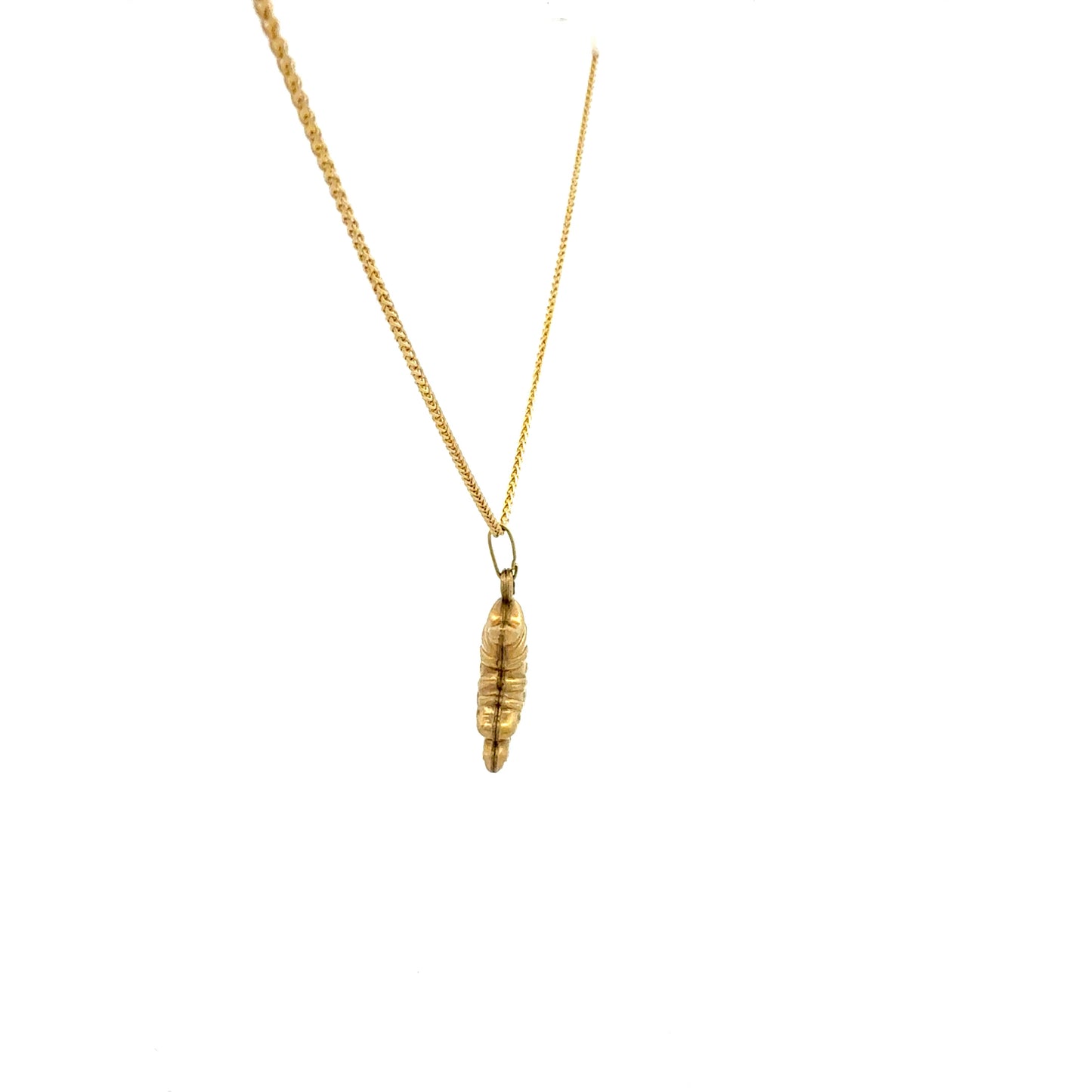 Gelbgoldkette 585 mit Kreuzanhänger