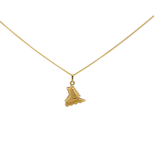 Gelbgoldkette 585 mit Skater-Anhänger Einzel oder Set