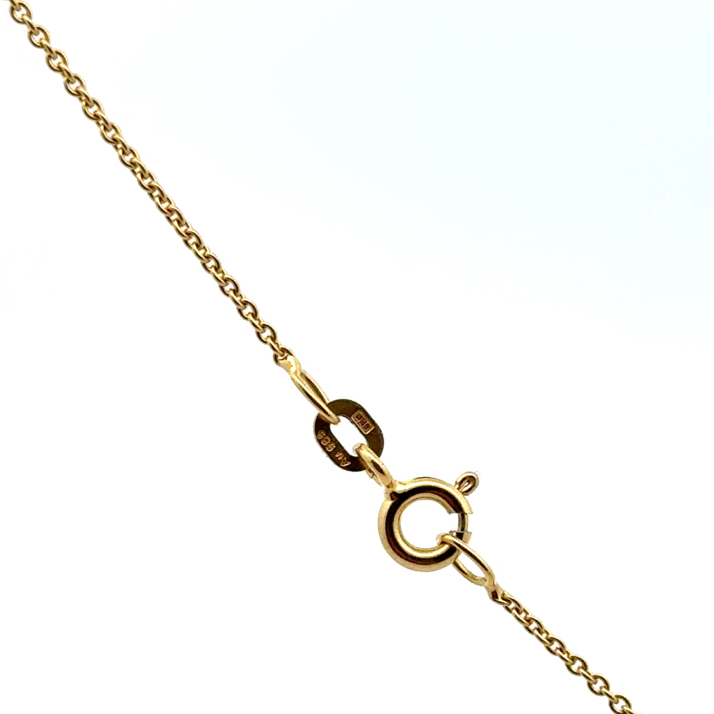 Kette mit Anhänger Gelbgold 585 / 14 kt – 3,21 g – 40 cm