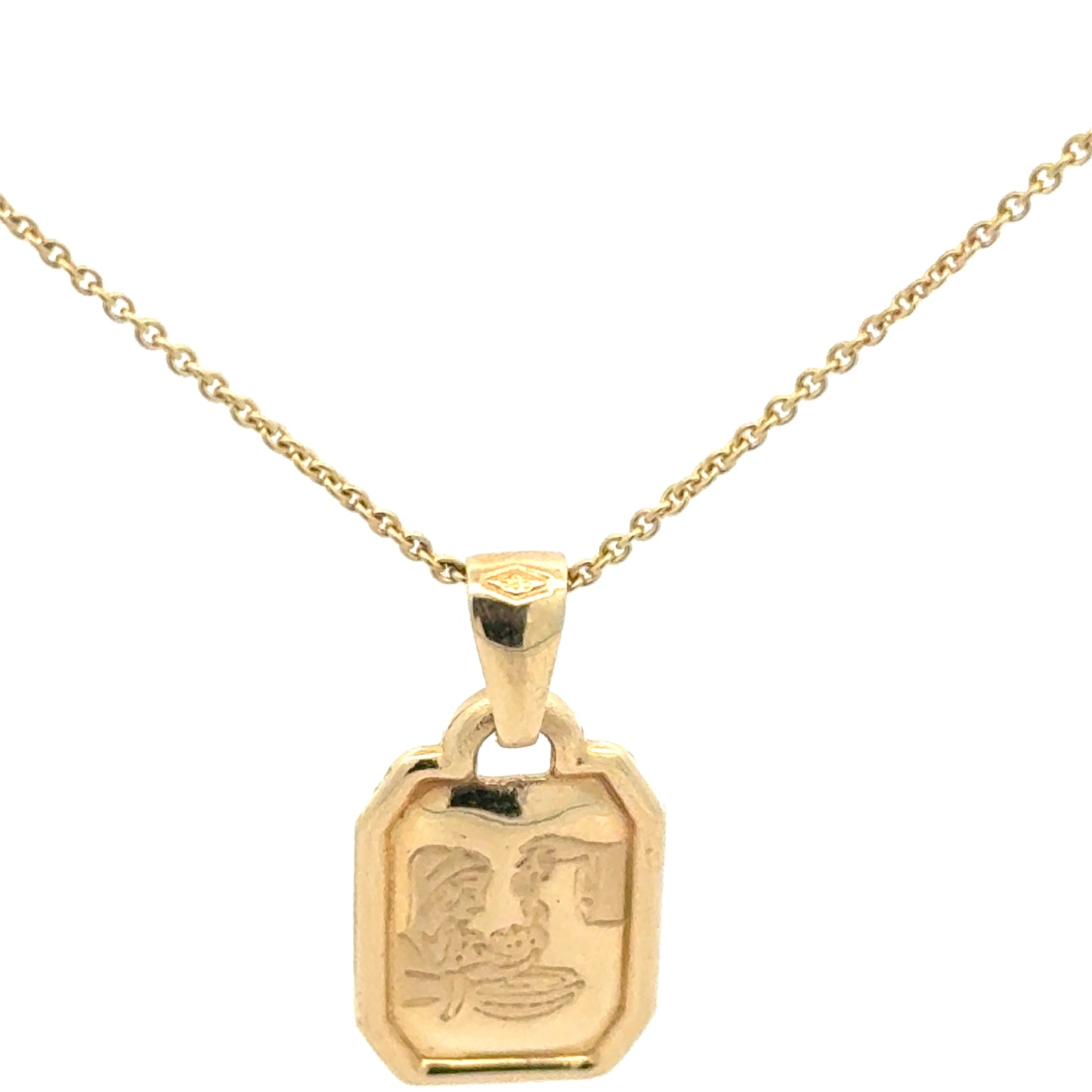 Kette mit Anhänger Gelbgold 585 / 14 kt – 3,21 g – 40 cm