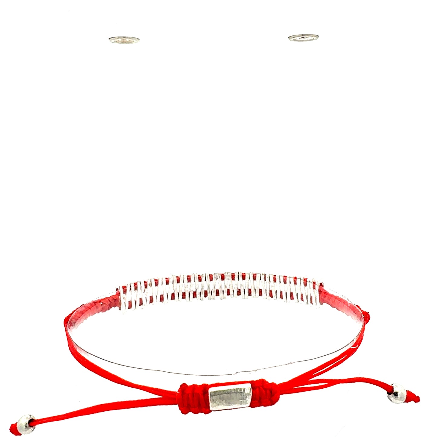 Statement-Armband "Dynamik" | Silber & Rot | Geometrisch & Verstellbar