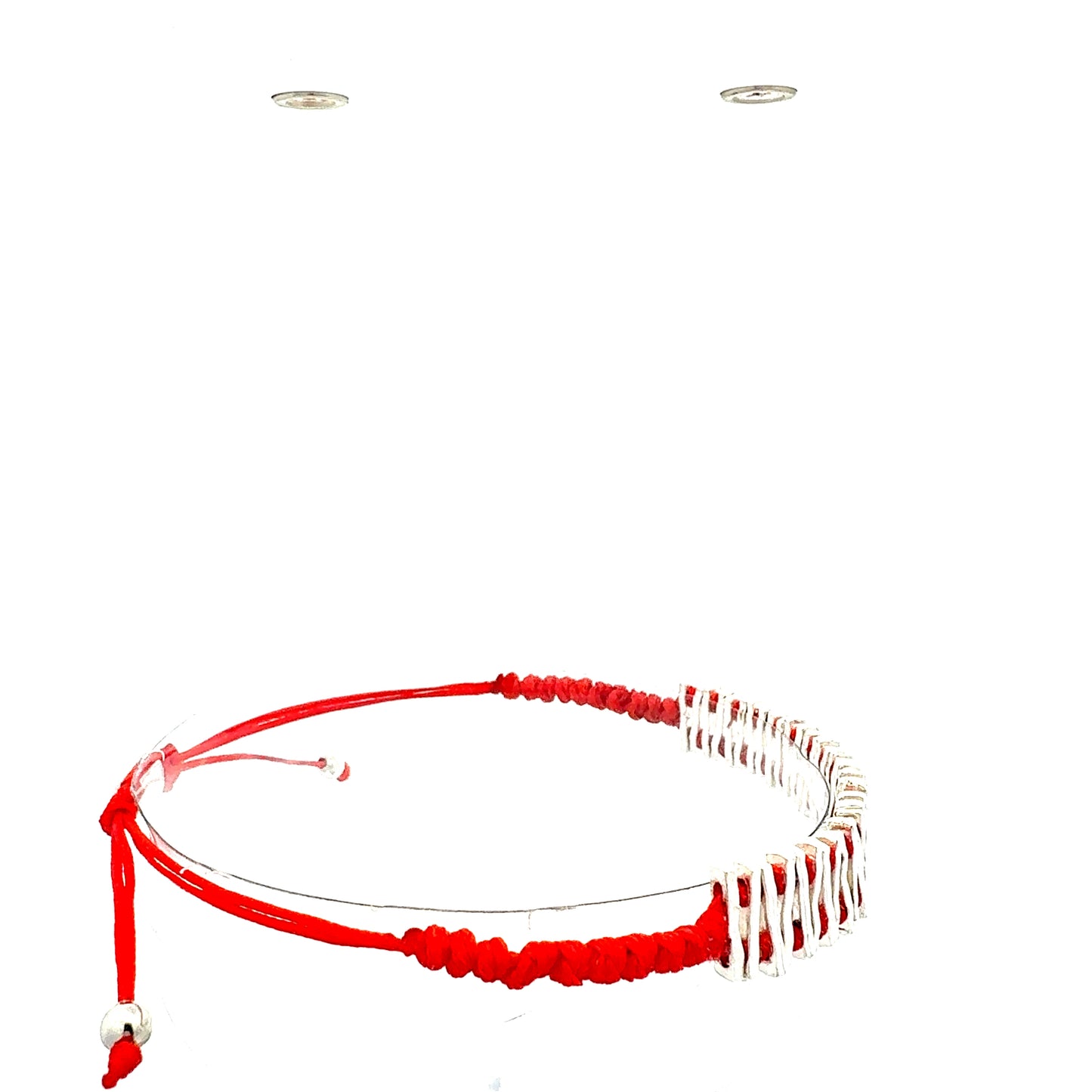 Statement-Armband "Dynamik" | Silber & Rot | Geometrisch & Verstellbar