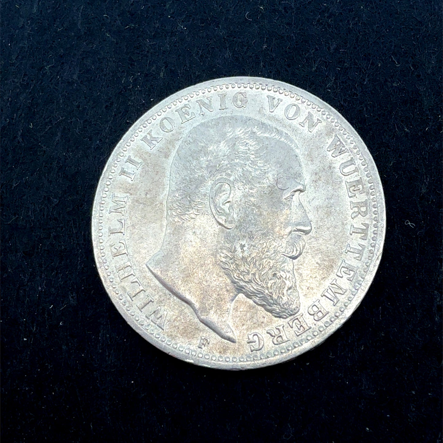 3 Mark 1911 - Wilhelm II. König von Württemberg - Deutsches Reich