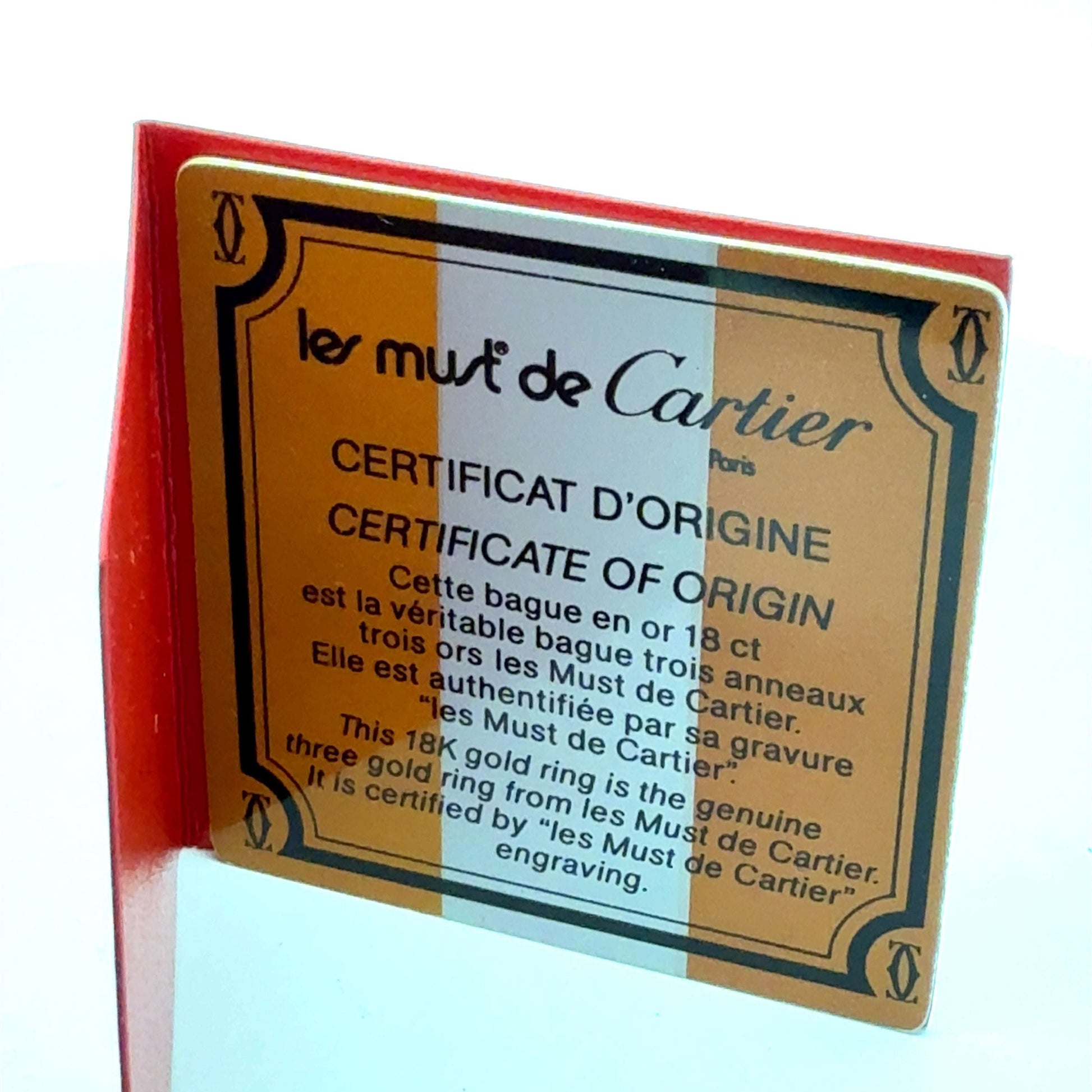 Goldring Cartier Trinity mit drei ineinandergreifenden Ringen, elegantes Design, zertifiziert, von Juwelier Alen