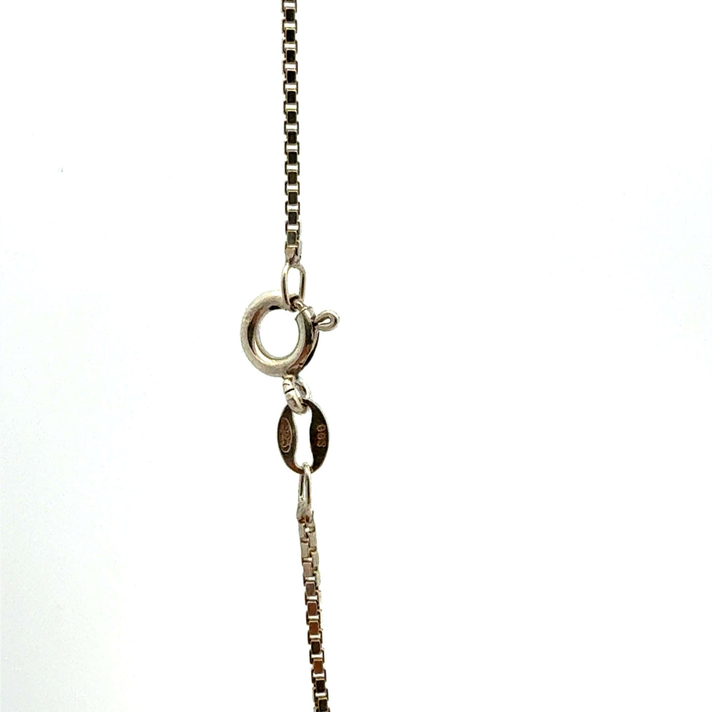 Silberne 925 Halskette mit 64 cm Kreuzanhänger und Zirkonia-Besatz, elegante Damenkette von Juwelier Alen