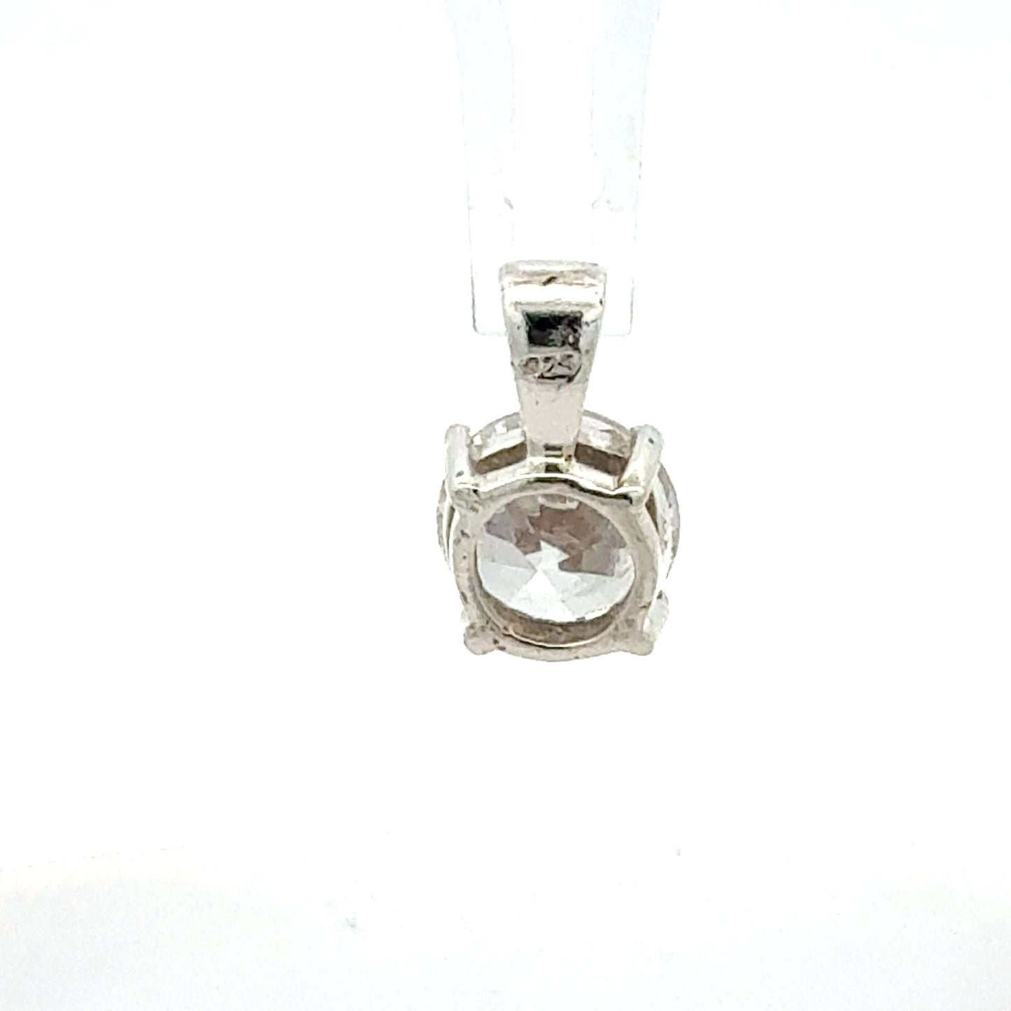 Silber 925 Anhänger mit Zirkonia, filigranes Schmuckstück, eleganter Anhänger für Damen, Juwelier Alen