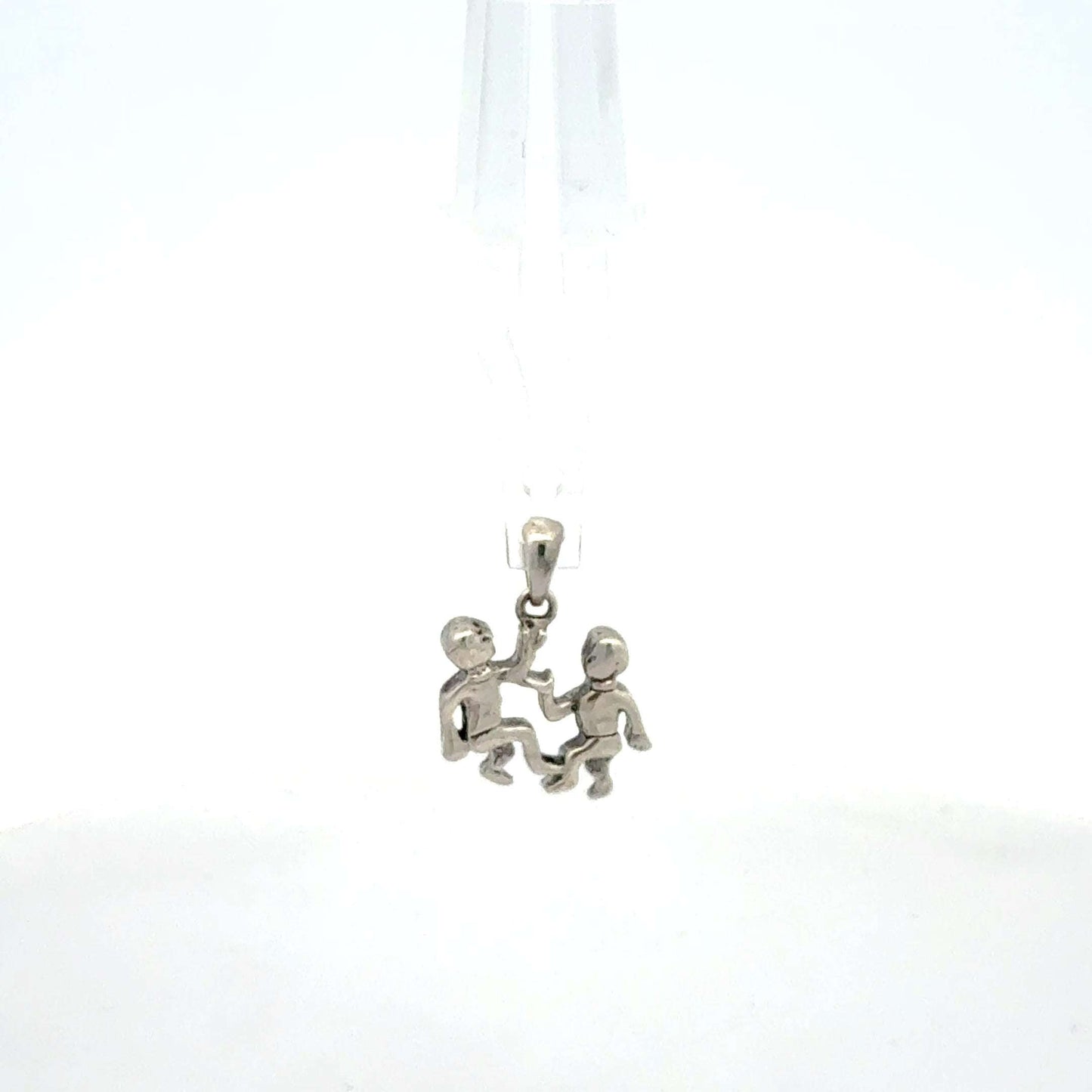 Silberanhänger 925 mit Zwilling Sternzeichen, ca. 1,97 g, filigranes Schmuckstück von Juwelier Alen.