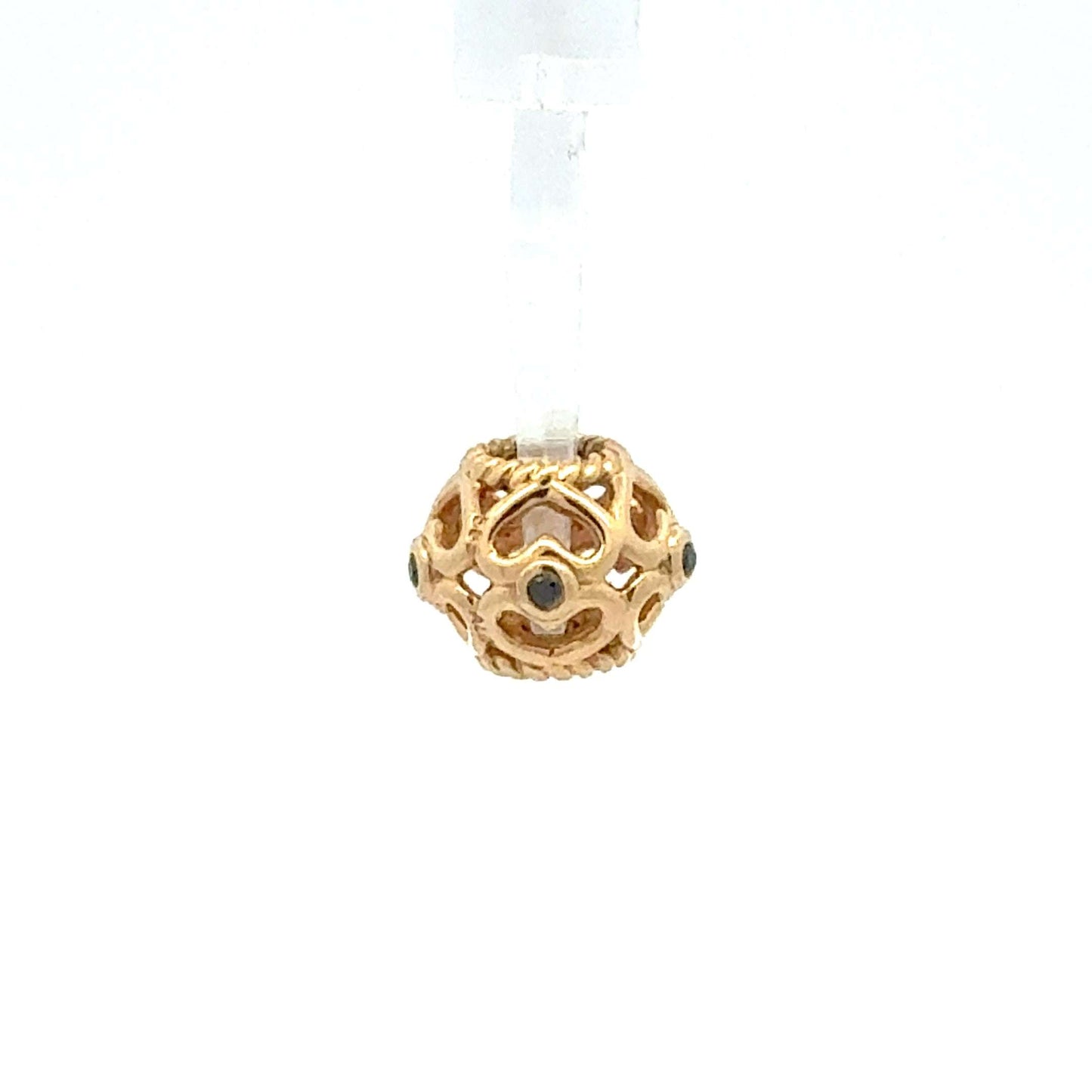 Pandora Anhänger aus 585 Gold mit Saphir, 2,41 g, eleganter Schmuckanhänger für Halskette, von Juwelier Alen