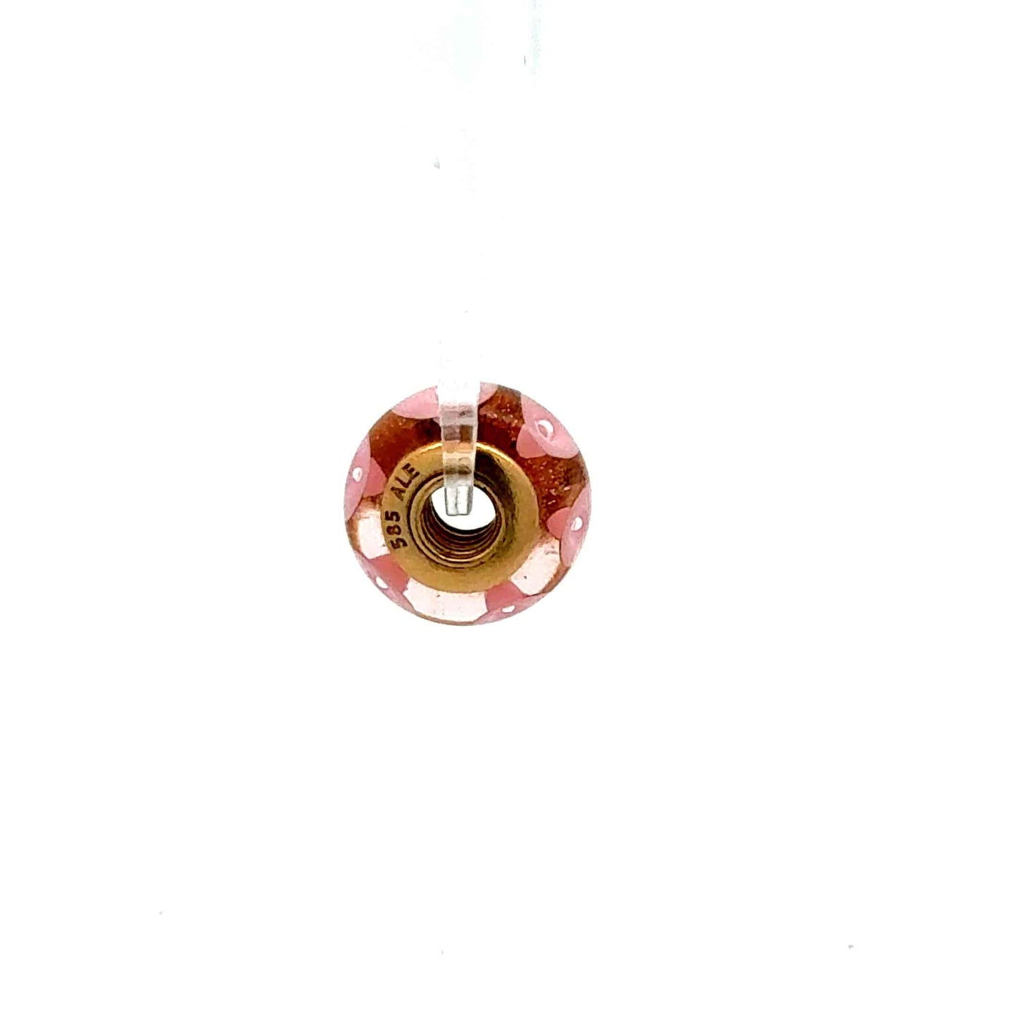 Pandora Charm aus 585 Gold (ALE) – 3,44 g, eleganter Anhänger, glänzendes Gold, feine Juwelierarbeit, detailreiche Gestaltung