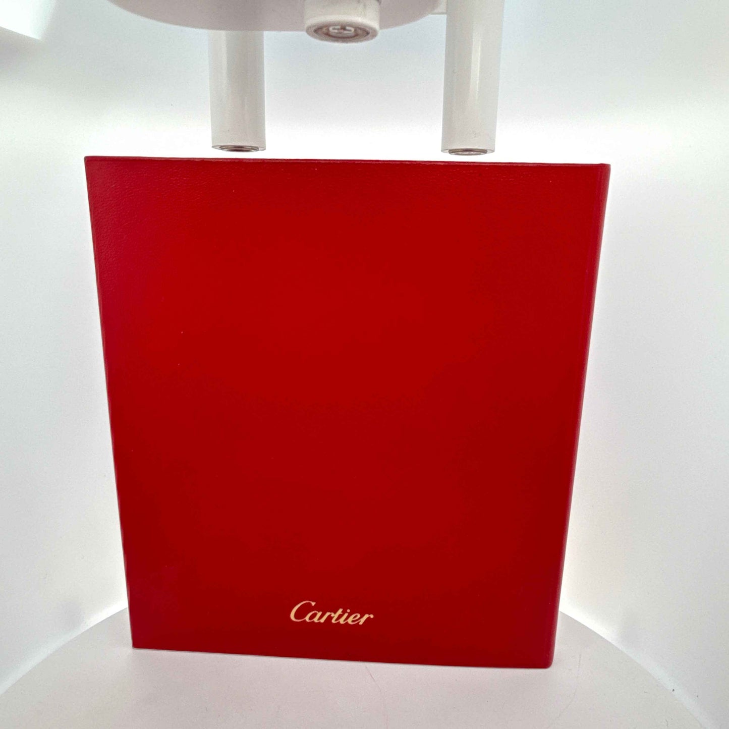 Cartier Santos Ronde Uhr aus Edelstahl und 18K Gold mit Box und Zertifikat, elegantes Design, sichtbares Zifferblatt und Armband