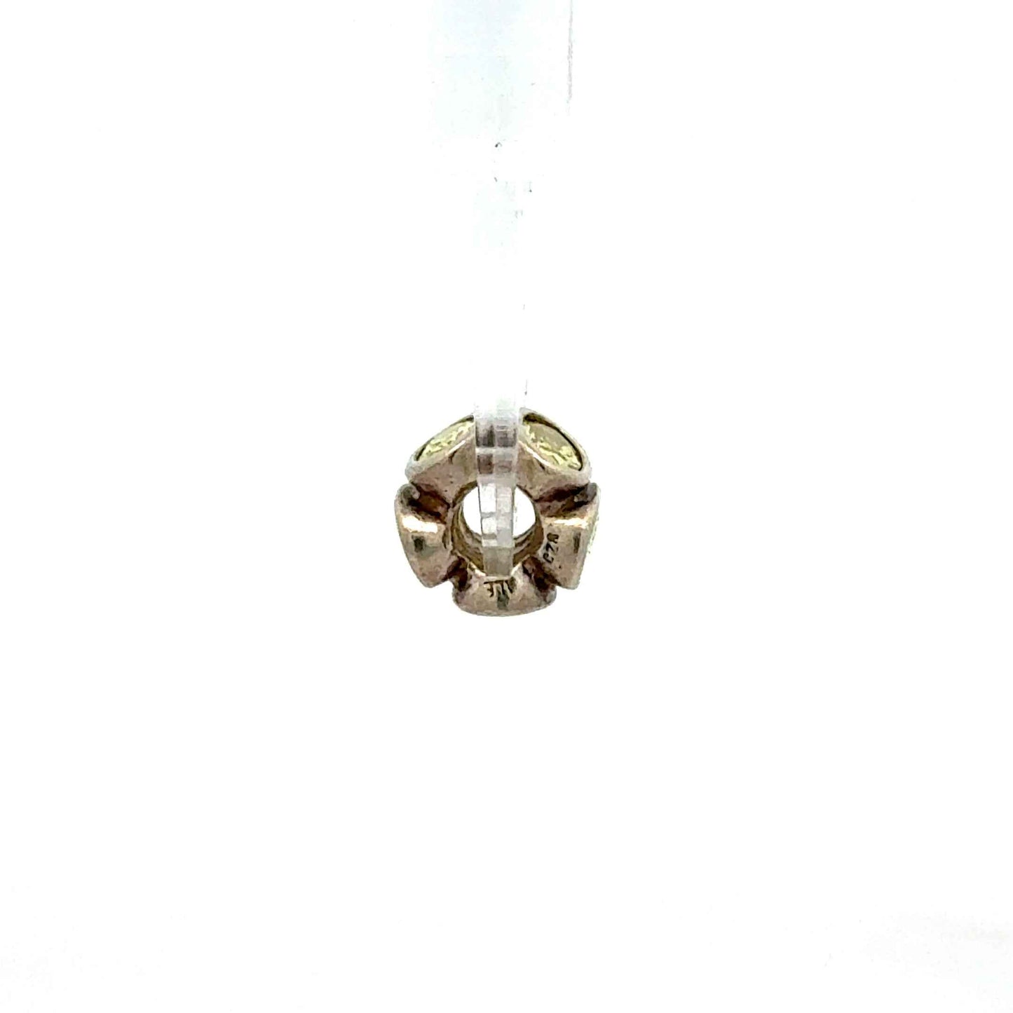 Pandora Charm , Silber, runde Steine