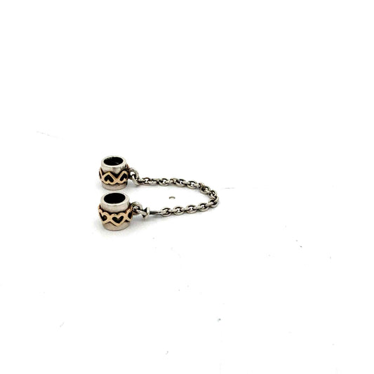 Pandora 925 Sterling Silver Safety Chain Charm