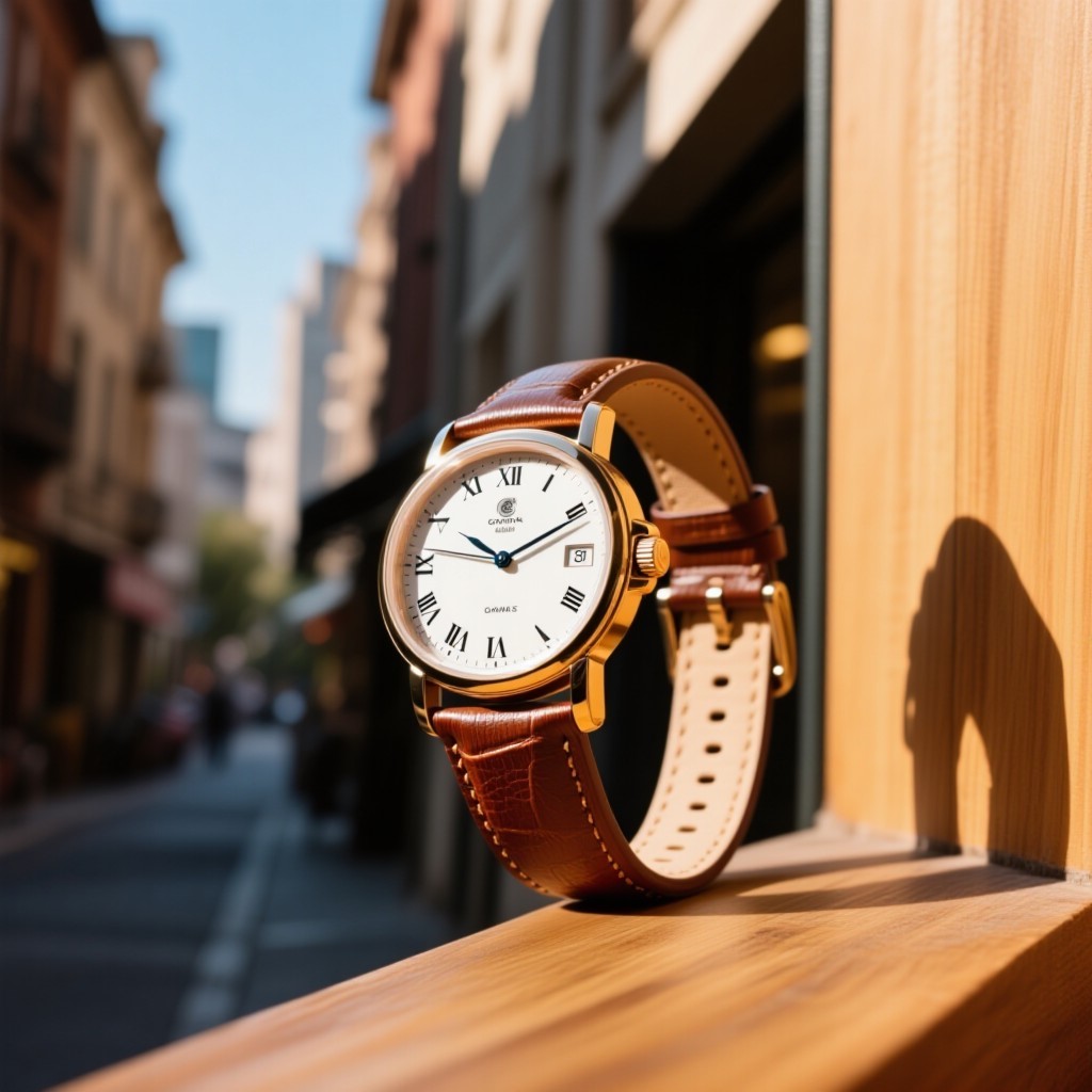 Cyma Armbanduhr – Quartz, Schweizer Uhrwerk, vergoldetes Gehäuse – Originalband & Dornschließe – Top-Zustand