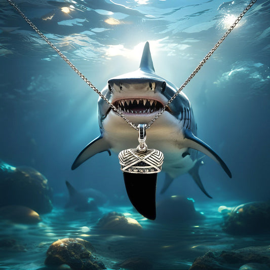 Thomas Sabo Kette mit Onyx-Hai-Anhänger – Silber 925, 60 cm, 12,92 g