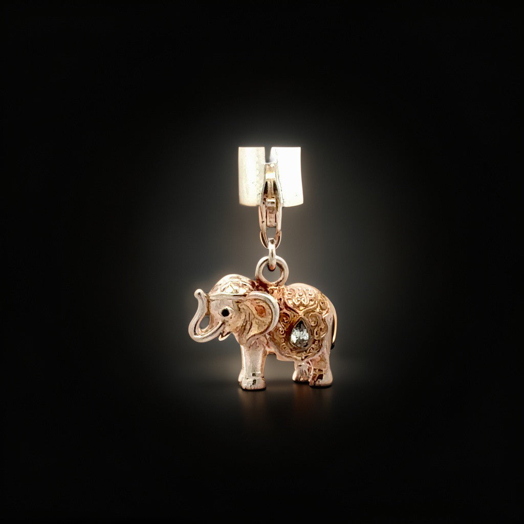 Anhänger Silber 925 – Elefant, teilvergoldet mit Zirkonia, 3,88 g von Thomas Sabo