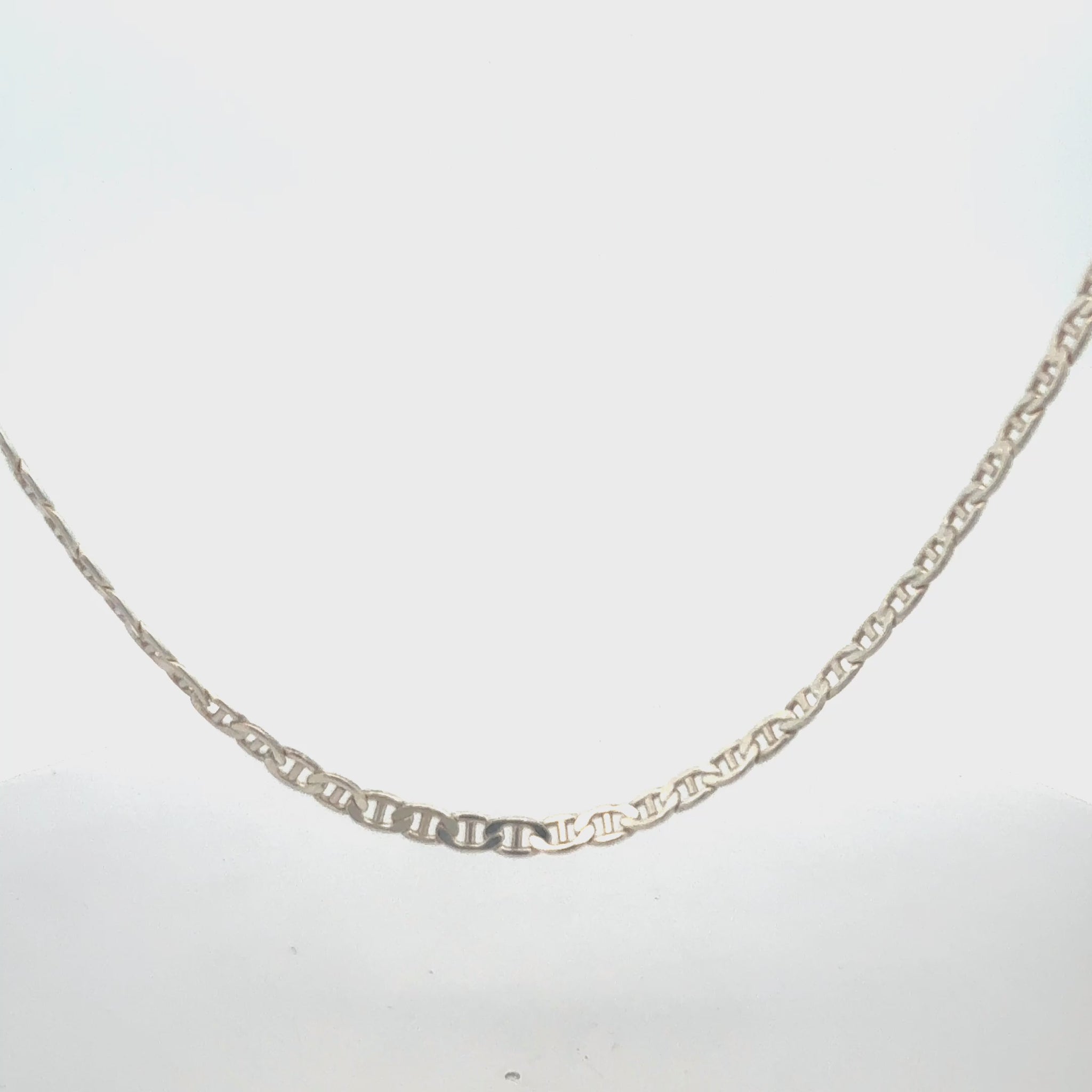 Silberkette 925 schlicht 50cm 12,64g - Produktvideo zeigt Details