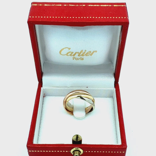 Cartier Ring Trinity mit Original-Zertifikat kaufen – Exklusiver Cartier Ring Trinity mit Zertifikat