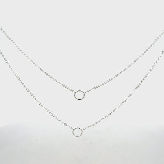 925 Silberkette 46 cm – Elegante Sterlingsilber Halskette 4,22g