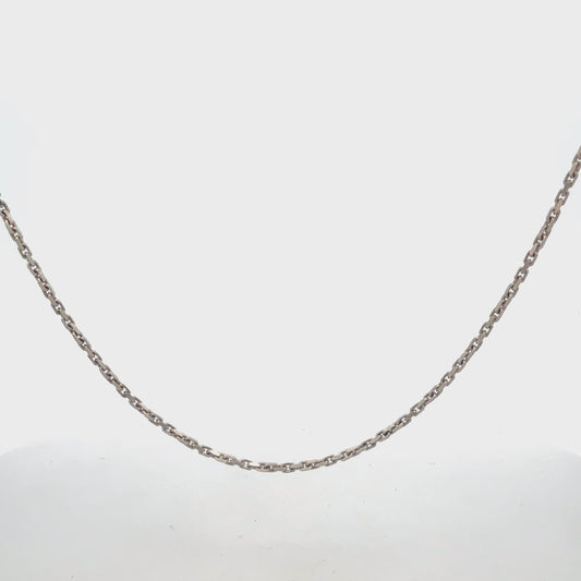 Schlichte Silberkette 925 Sterling – 50 cm, 6,37 g – Zeitloser Schmuck