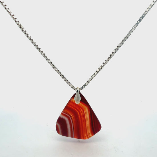 Silberkette 925 mit Naturstein - Video Präsentation